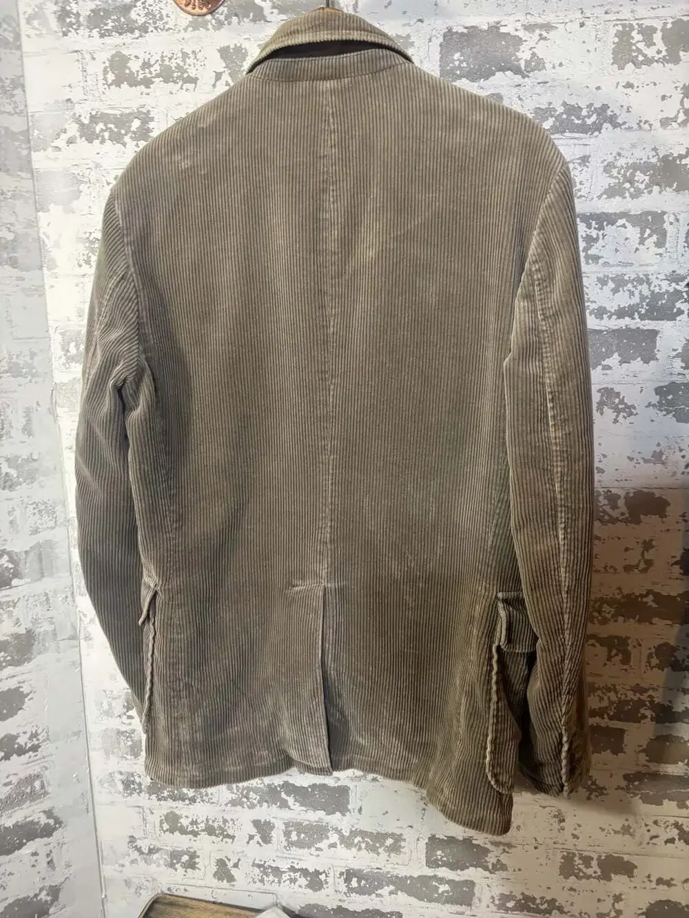VTG Lined Gap Men's Brown Corduroy Blazer sports coat  Jacket Size S